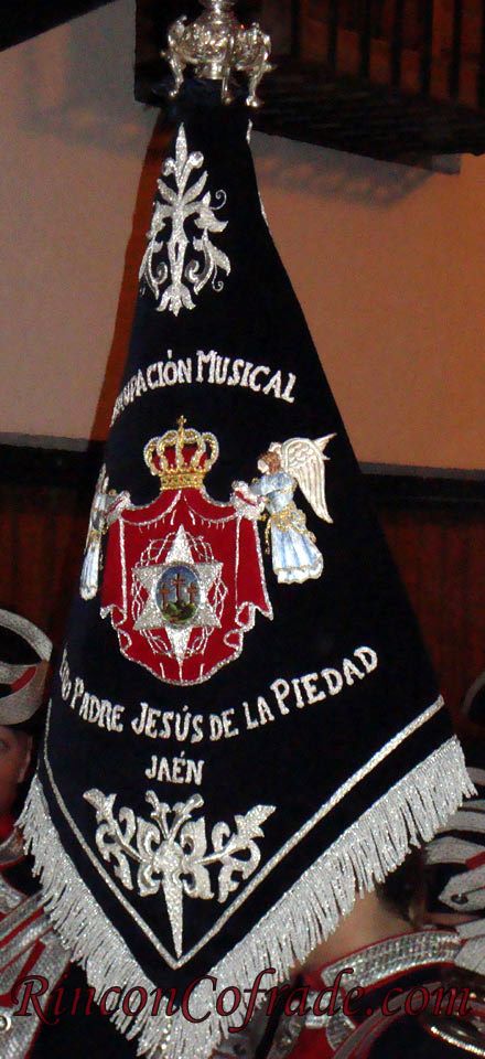 Banderín de la Agrupación Musical Nuestro Padre Jesús de la Piedad - Jaén