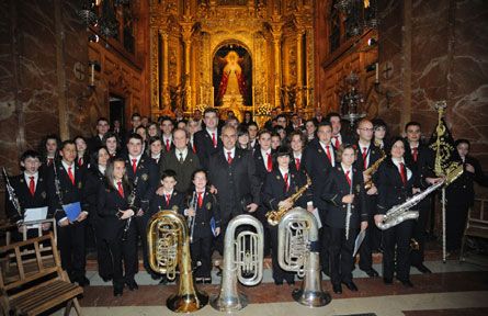 Banda de Música de Lopera en la Basílica de la Macarena